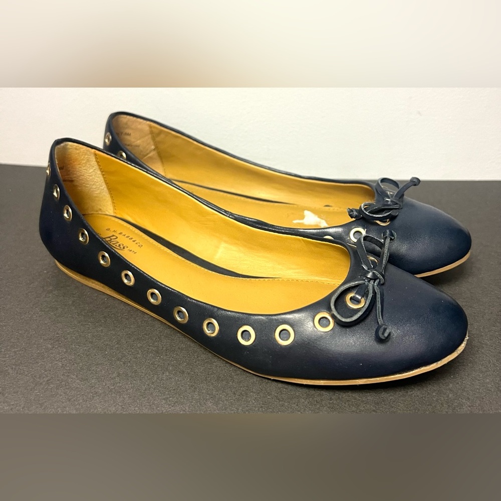 G.H. Bass - Womens Blue flats- Size:7.5, Pre-Owned